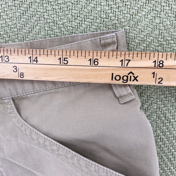 Patagonia Mens Organic Cotton Canvas Utility Shorts Khaki Tan Size 34 Regular - Picture 5 of 6
